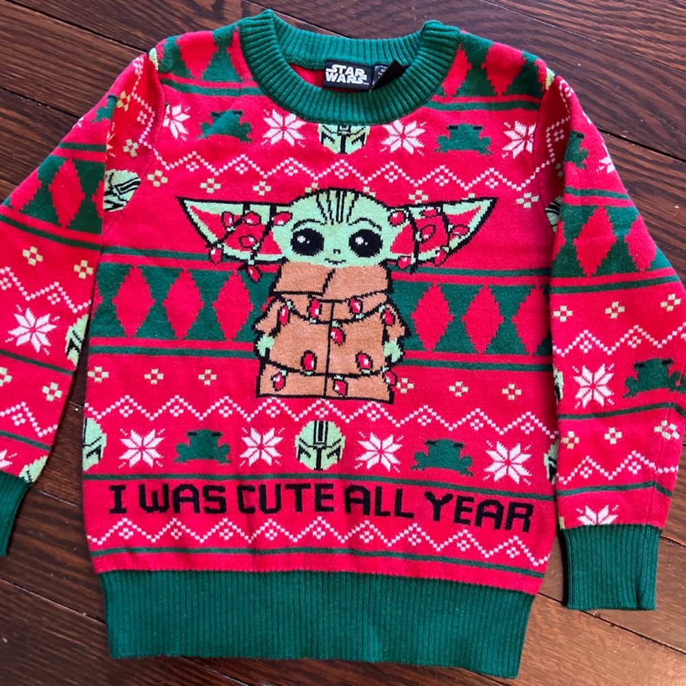 Star Wars Baby Yoda Christmas Holiday Sweater
